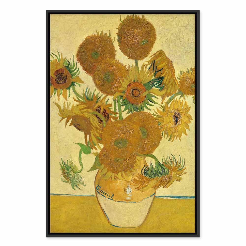 Leinwandbild - Vincent van Gogh – Sunflowers