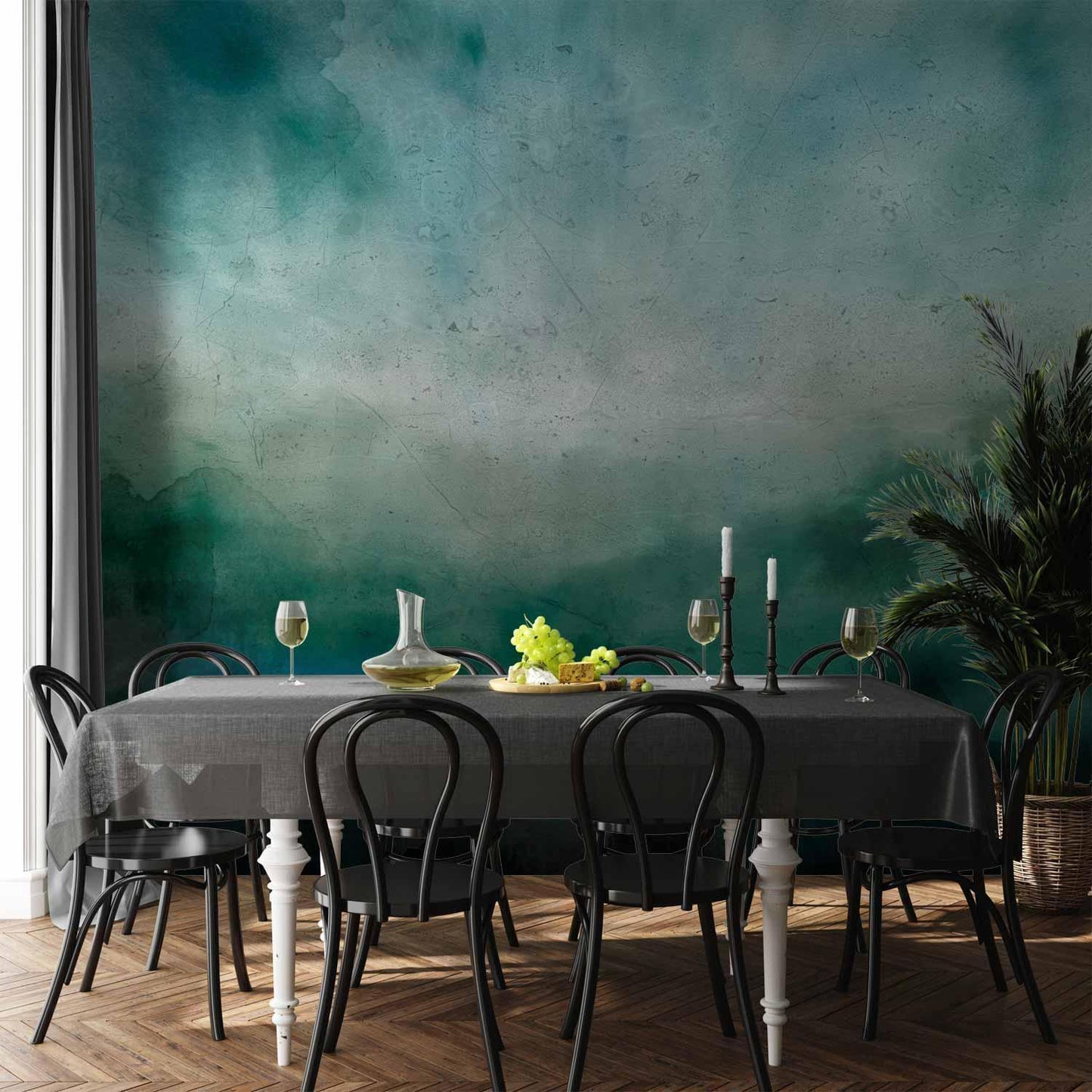 Fototapete - Malachite Landscape