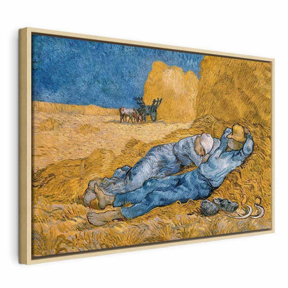 Leinwandbild Mittagsruhe Vincent van Gogh – Ländliche Idylle