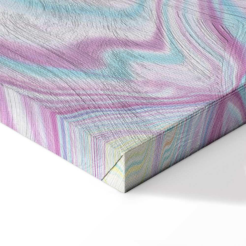 Leinwandbild - Colorful Dream - Abstract Shapes in Pastel Colors