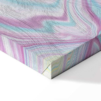 Leinwandbild - Colorful Dream - Abstract Shapes in Pastel Colors