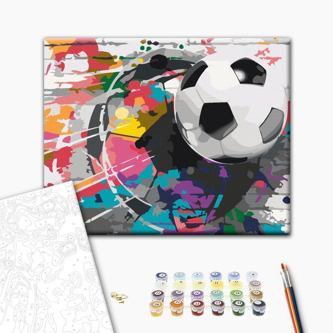 Malen nach Zahlen - Colourful Ball