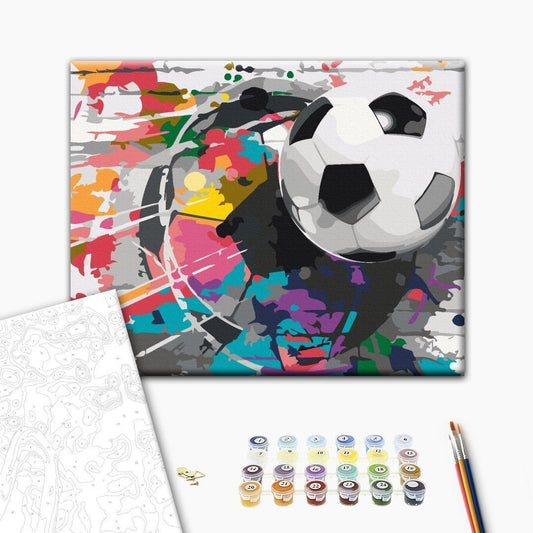 Malen nach Zahlen - Colourful Ball