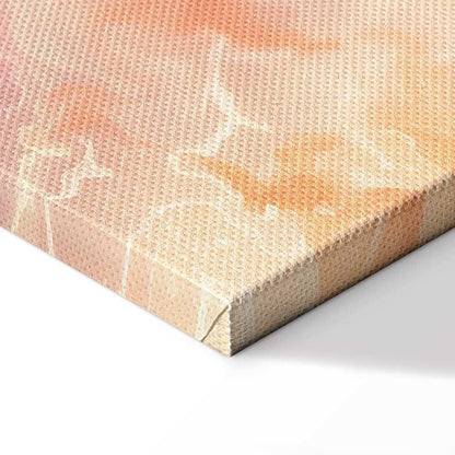 Leinwandbild - Fiery Colors - Dynamic Shapes in Colors of Fire and Pink