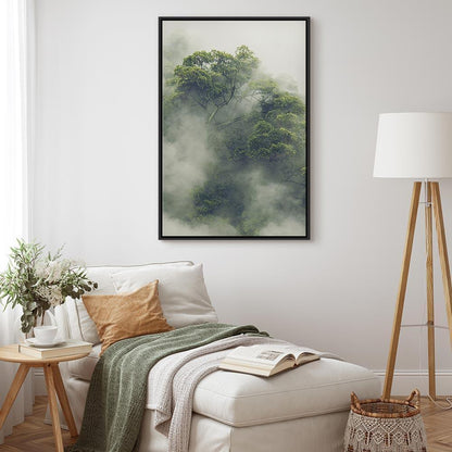 Leinwandbild - Foggy Amazon (1 Part) Vertical