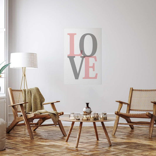 Poster - Gray Love Artgeist