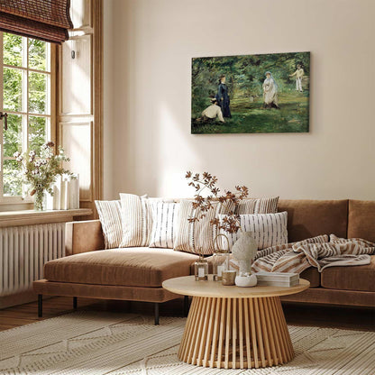 Leinwandbild - Edouard Manet – The Croquet Party in Paris