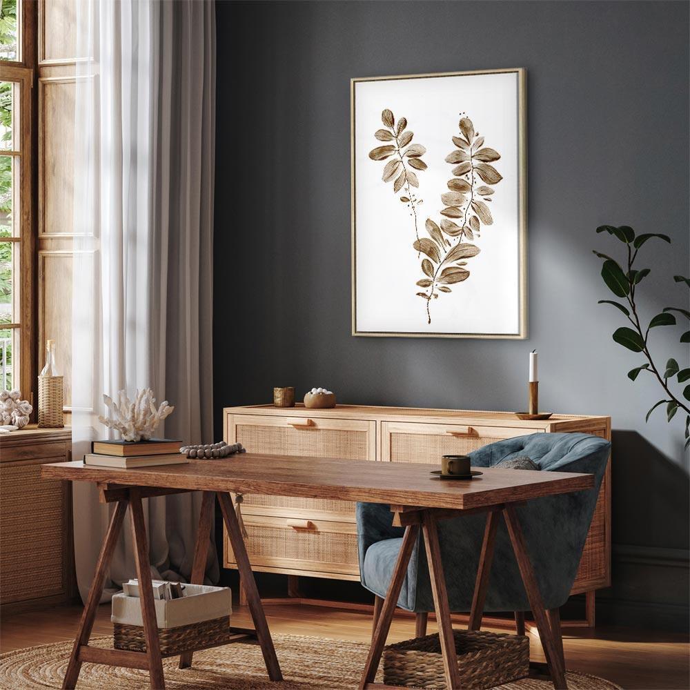 Leinwandbild - August Leaves (1 Part) Vertical