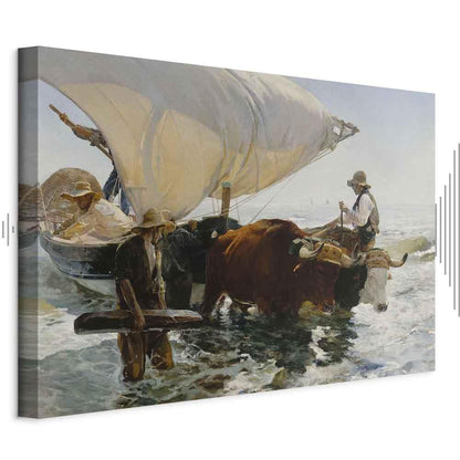 Leinwandbild - Joaquín Sorolla y Bastida – The Return from Fishing