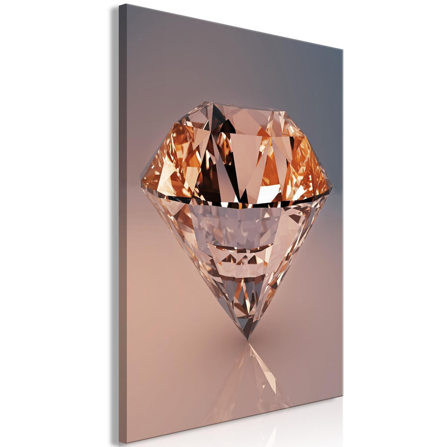 Leinwandbild - Costly Diamond (1 Part) Vertical Artgeist