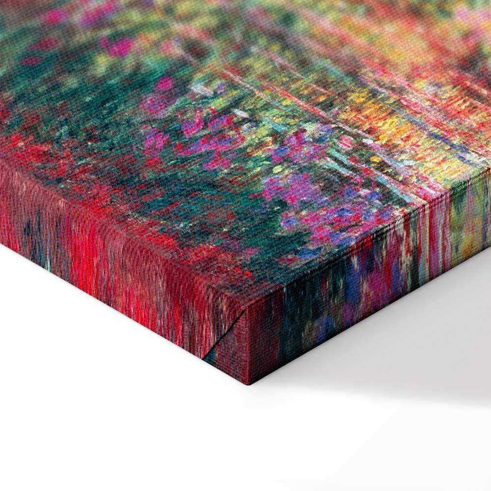 Leinwandbild - Claude Monet – The Japanese Footbridge