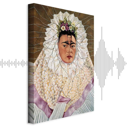 Leinwandbild - Frida Kahlo – Self-Portrait as a Tehuana (Diego on My Mind)