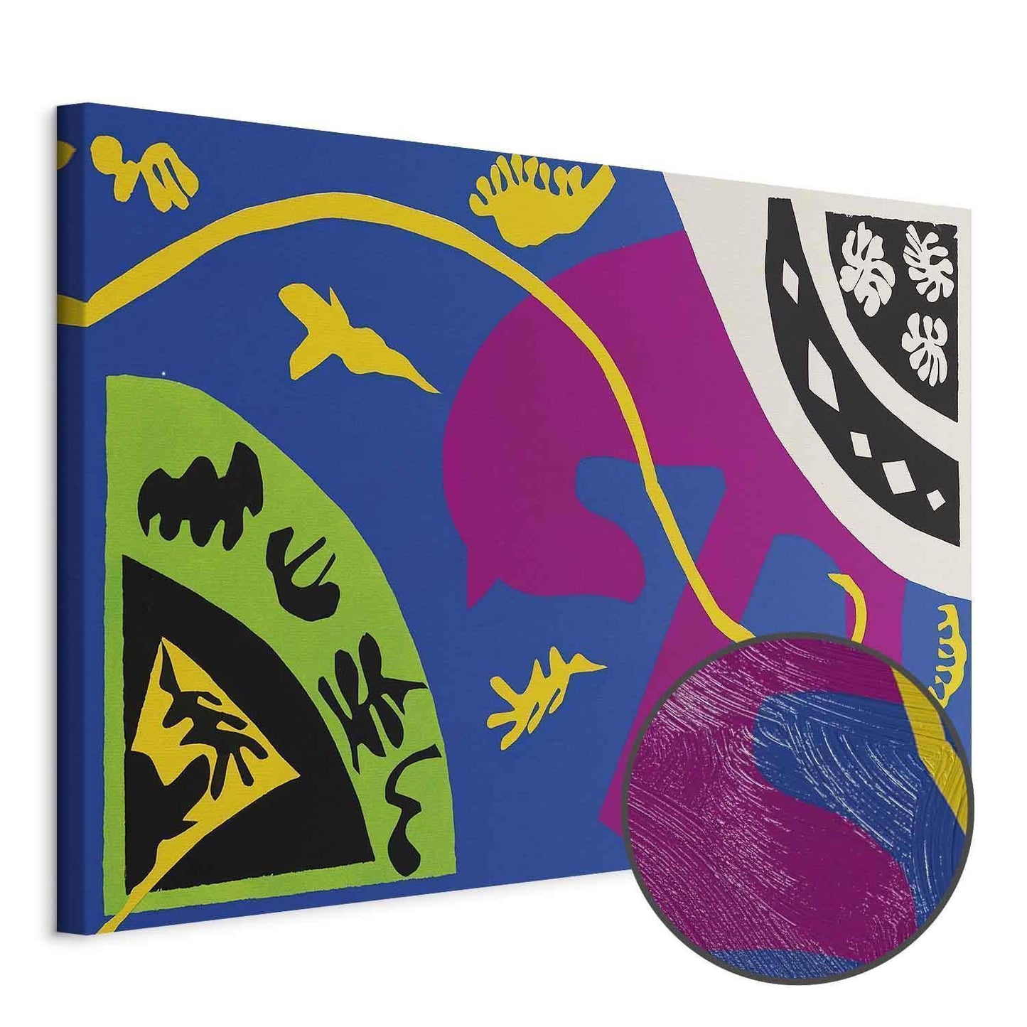 Leinwandbild - Henri Matisse – Horse, Rider and Clown (from Jazz)
