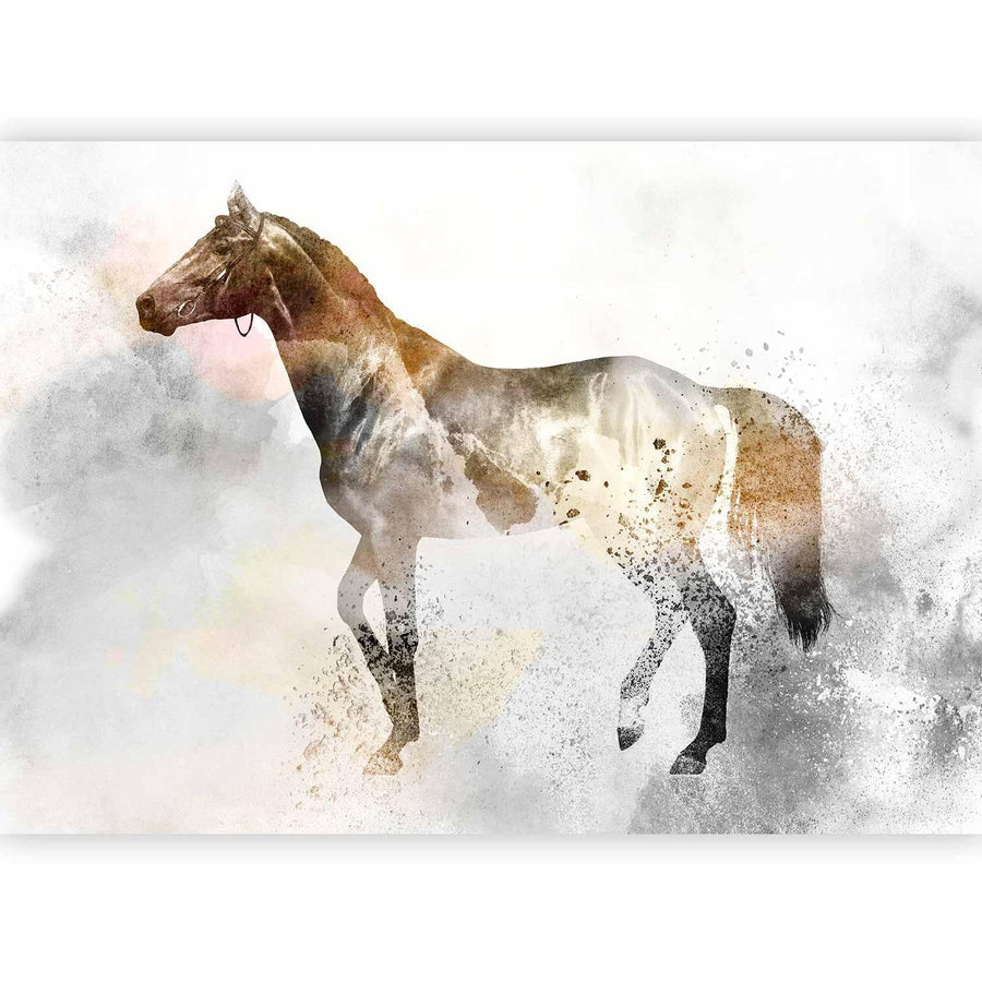 Fototapete - Fiery Steed Artgeist