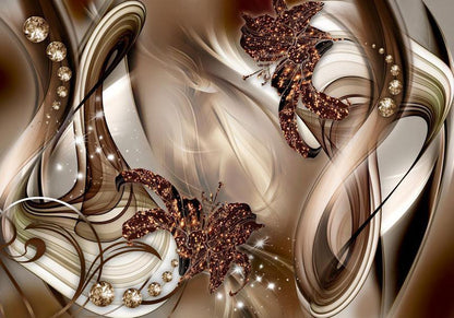 Fototapete Eccentric Composition – Kunstvolle Wandgestaltung mit Charakter