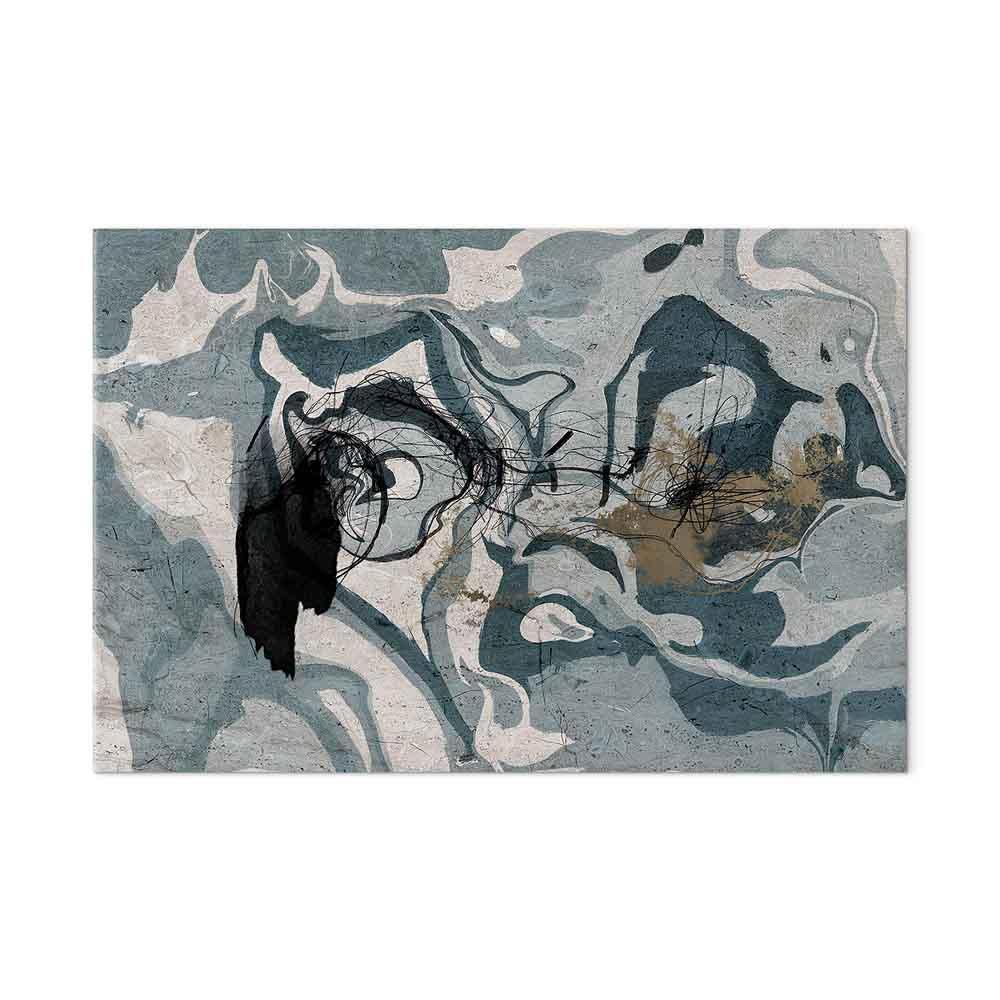 Leinwandbild - Marbled Reflection (1 Part) Wide