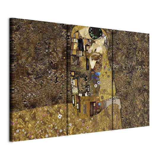Leinwandbild - Klimt inspiration - Kiss
