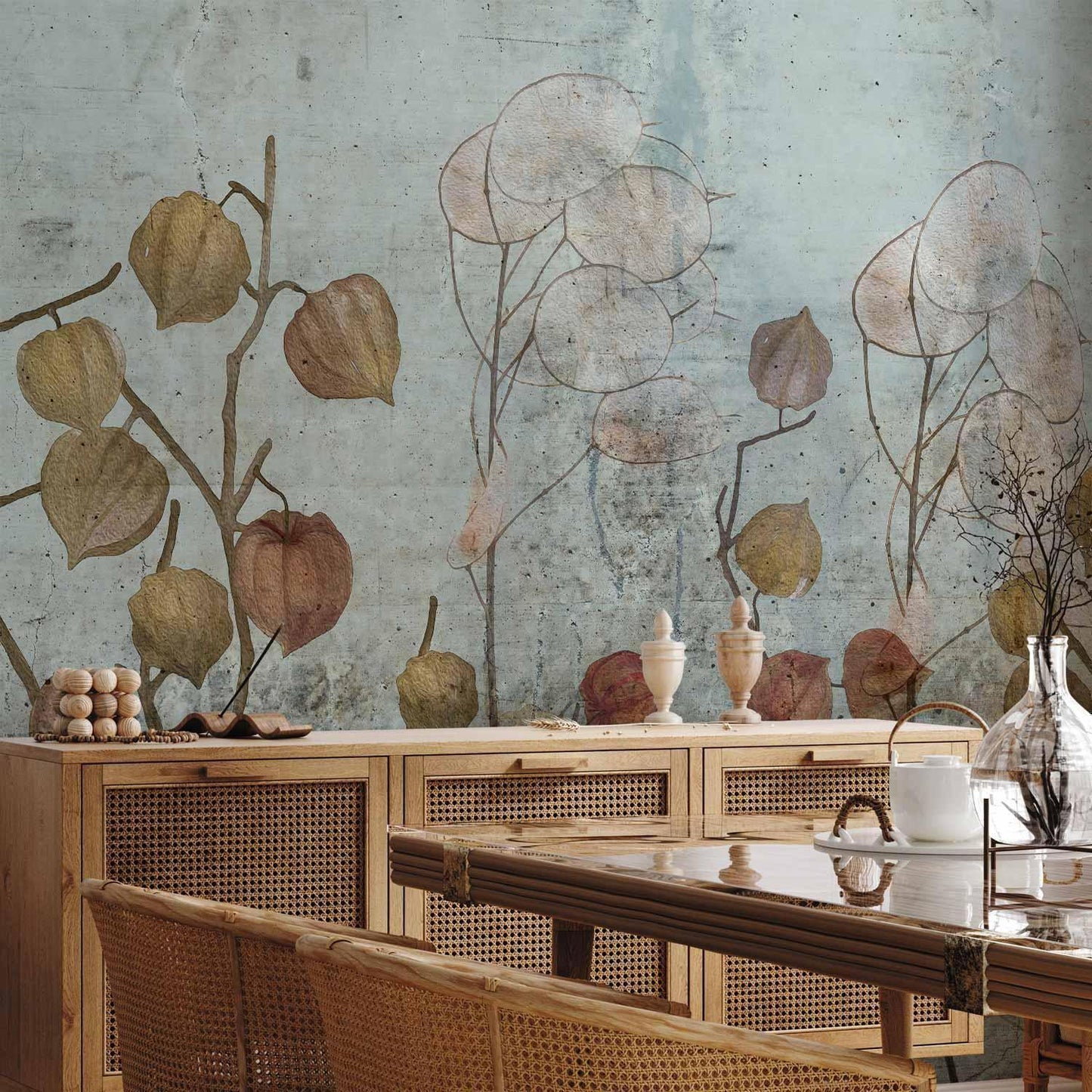 Fototapete - Painted Lunaria