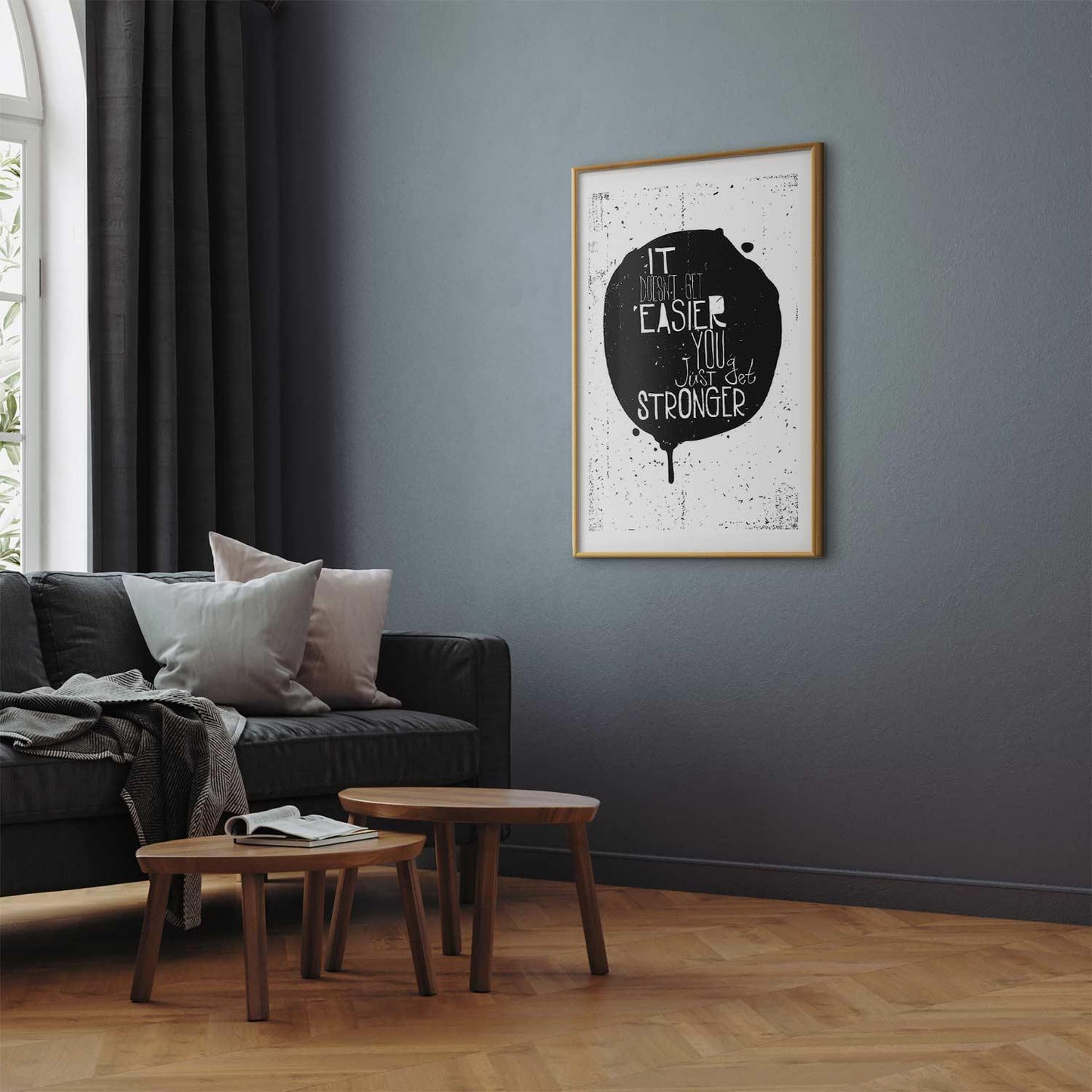 Poster - It Doesn't Get Easier, You Just Get Stronger Artgeist
