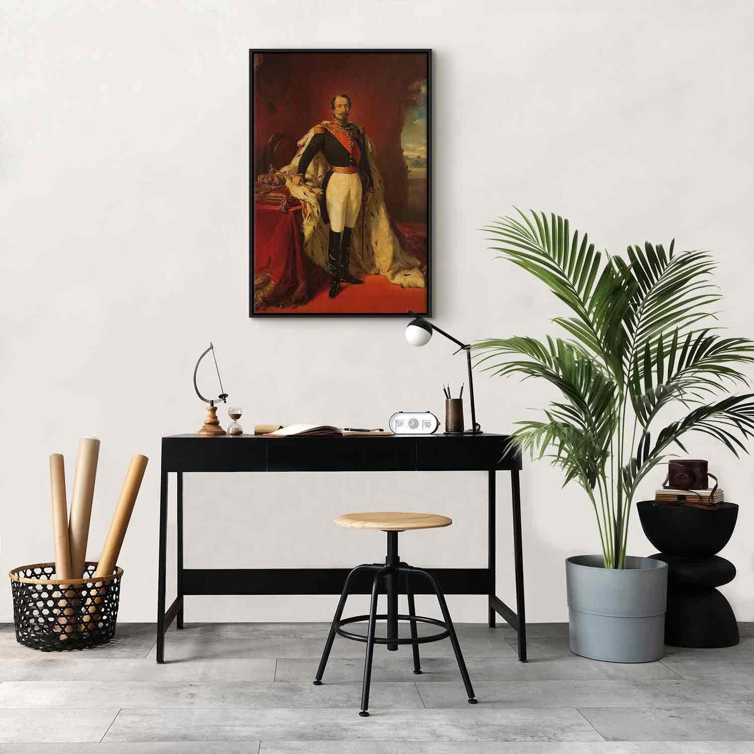 Leinwandbild - Portrait of Napoleon III (Franz Xaver Winterhalter) Artgeist
