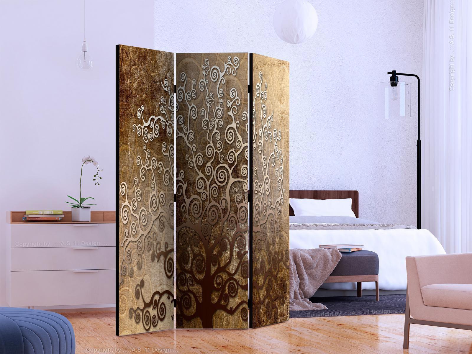 Paravent - Klimt's Golden Tree Artgeist