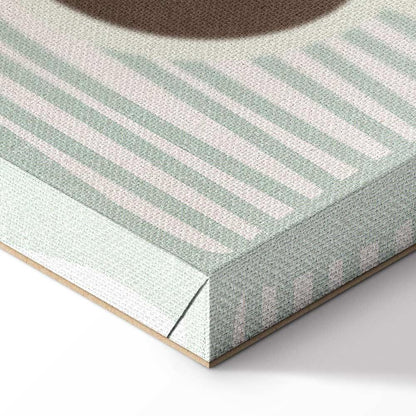 Leinwandbild - Parisian Breakfast (1 Part) Vertical