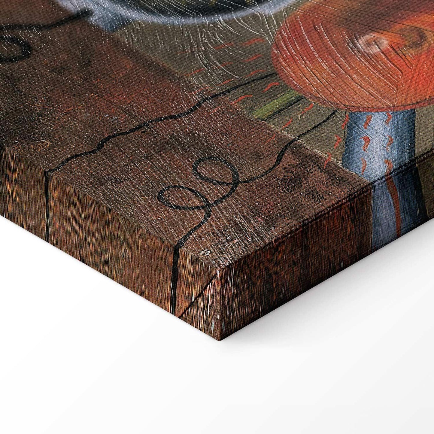 Leinwandbild - Frida Kahlo – Self-Portrait on the Borderline Between Mexico and the United States