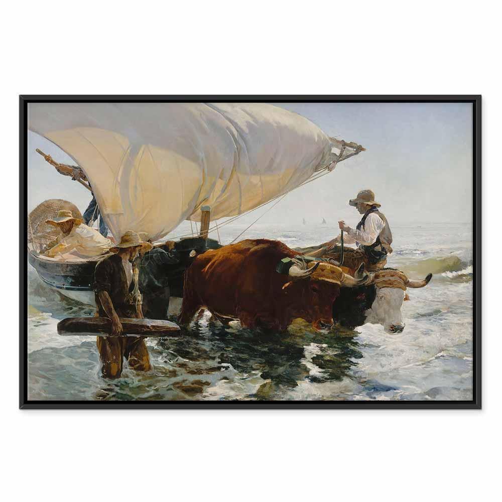 Leinwandbild - Joaquín Sorolla y Bastida – The Return from Fishing