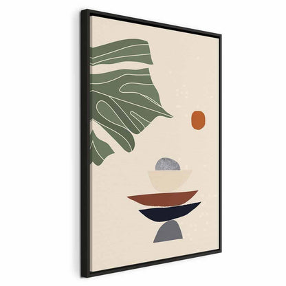 Leinwandbild - On the Sunny Terrace (1 Part) Vertical