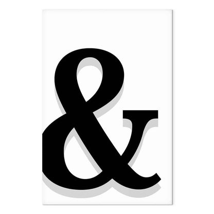 Leinwandbild - Decorative Letter (1 Part) Vertical