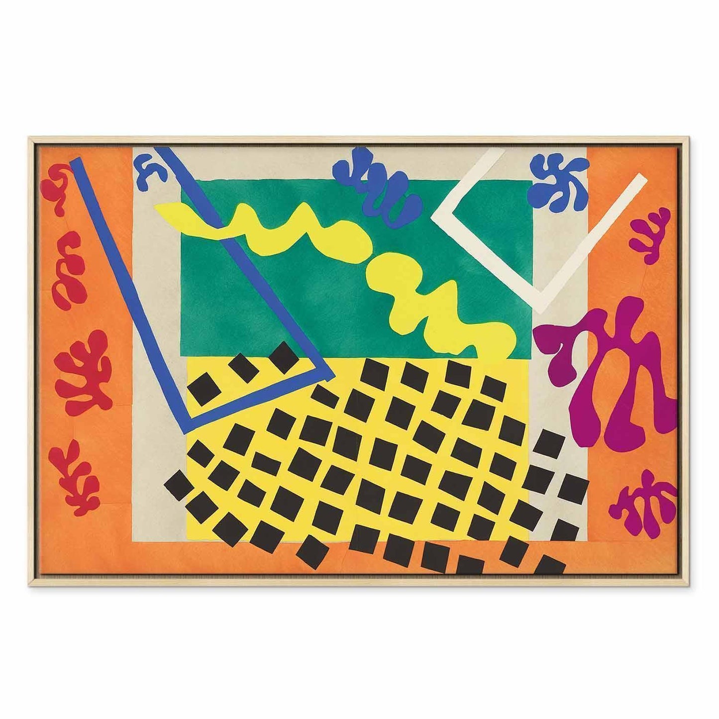 Leinwandbild - Henri Matisse – The Codomas (from Jazz)