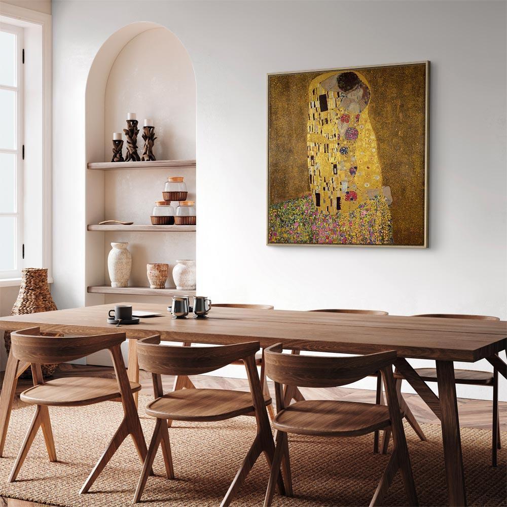 Leinwandbild - Gustav Klimt – Kiss