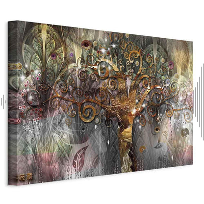 Leinwandbild - Gold Tree