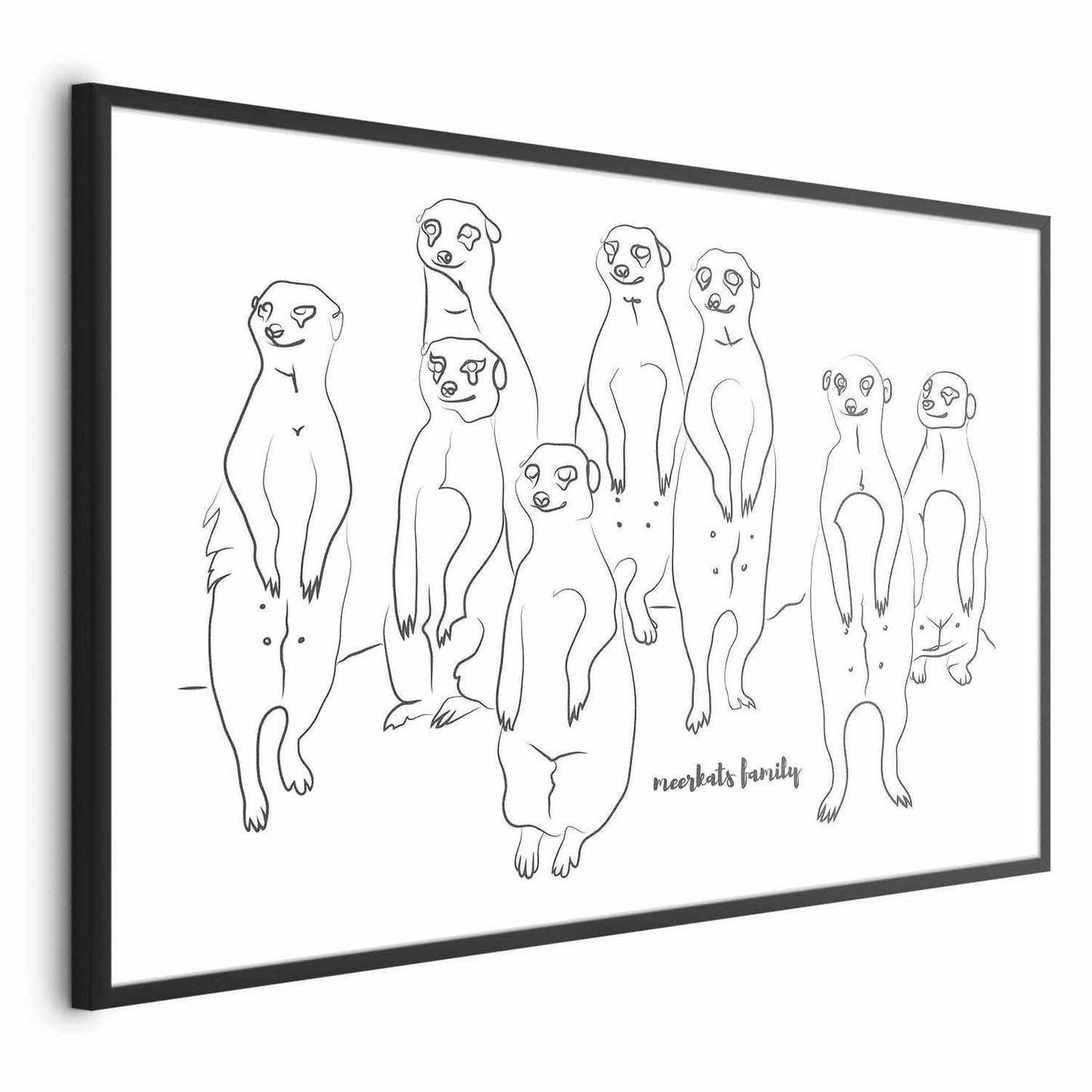 Poster - Meerkat Family Artgeist