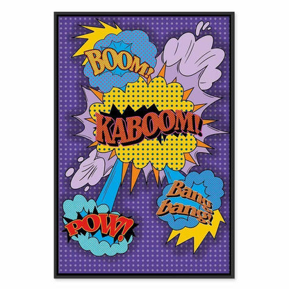Leinwandbild - Kaboom! (1 Part) Vertical