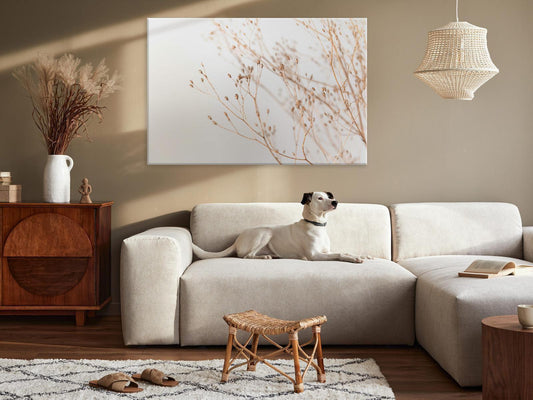 Leinwandbild - Minimalist Twig (1 Part) Wide Artgeist