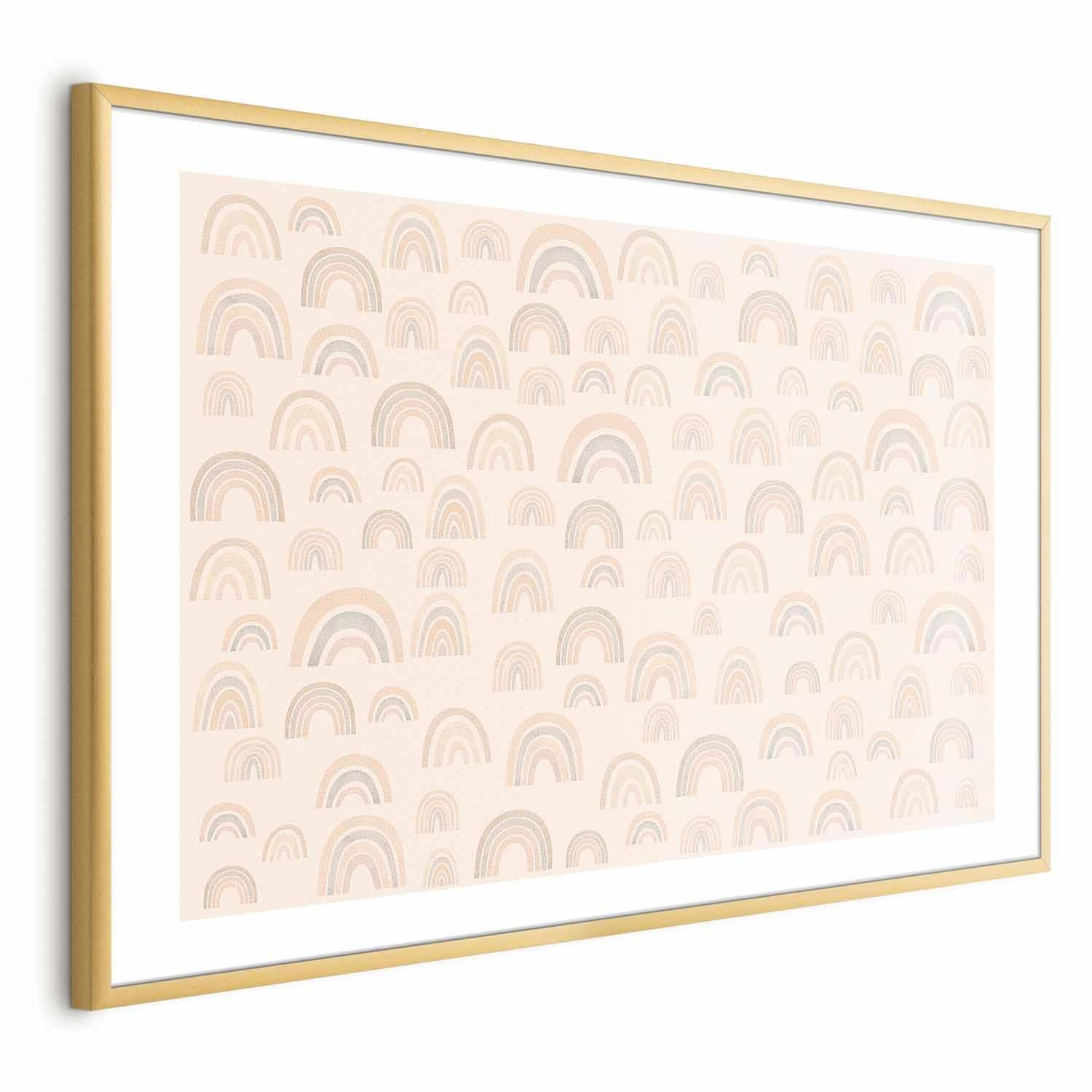 Poster - Pastel Rainbows Artgeist
