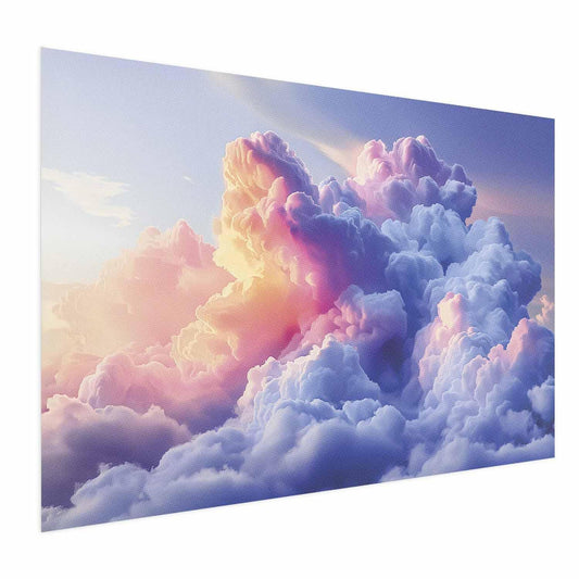 Poster - Clouds Like Painted: Artistic Dawn Brushes Painting the Sky Artgeist