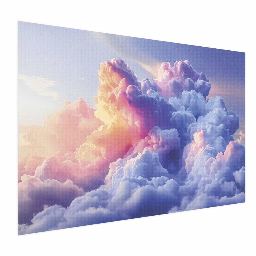 Poster - Clouds Like Painted: Artistic Dawn Brushes Painting the Sky Artgeist