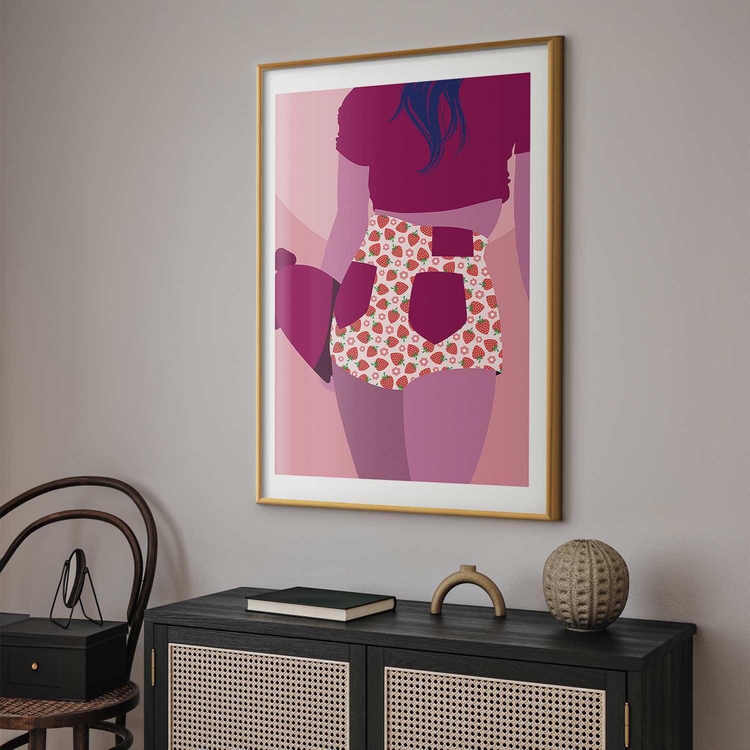 Poster - Strawberry Shorts Artgeist