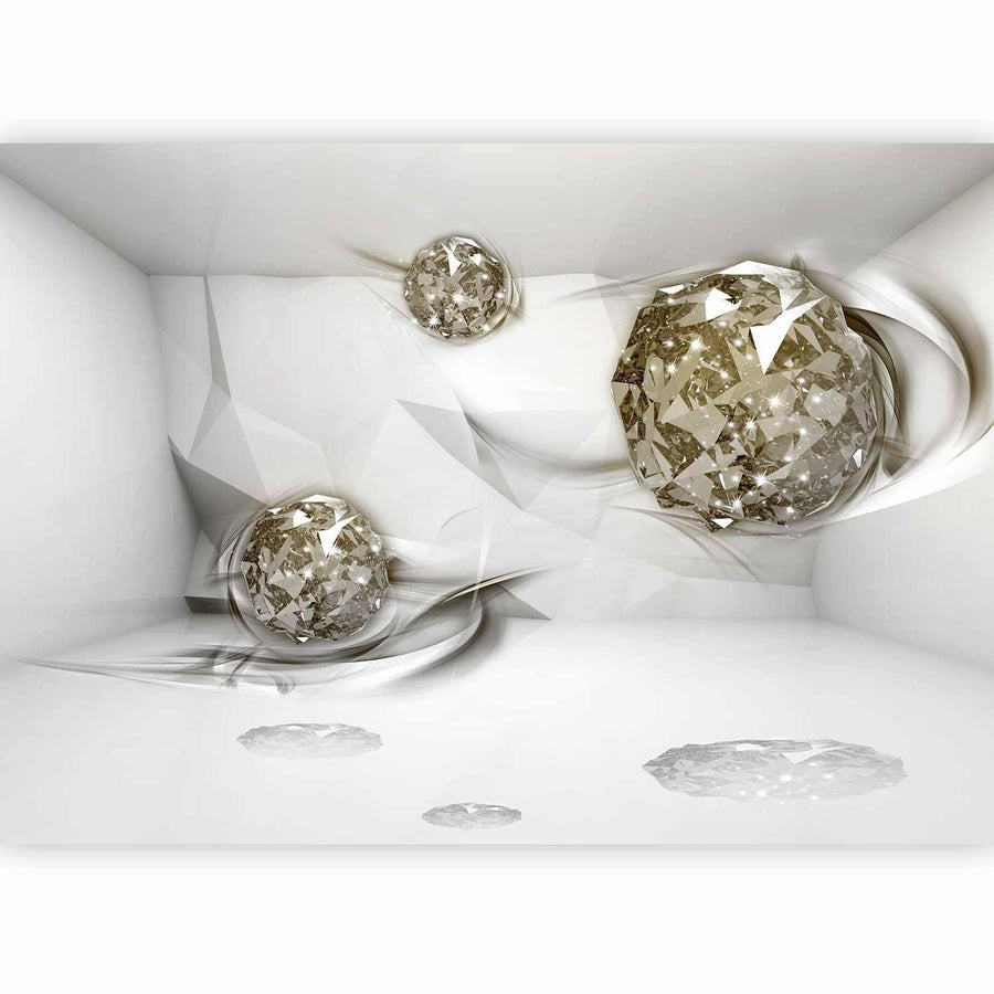 Fototapete Diamant-Muster – Abstrakte Eleganz in 3D-Optik