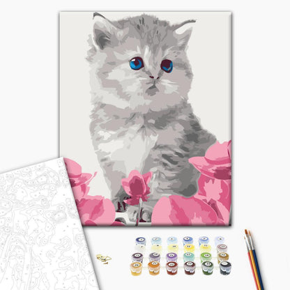 Malen nach Zahlen - Kitty Cat