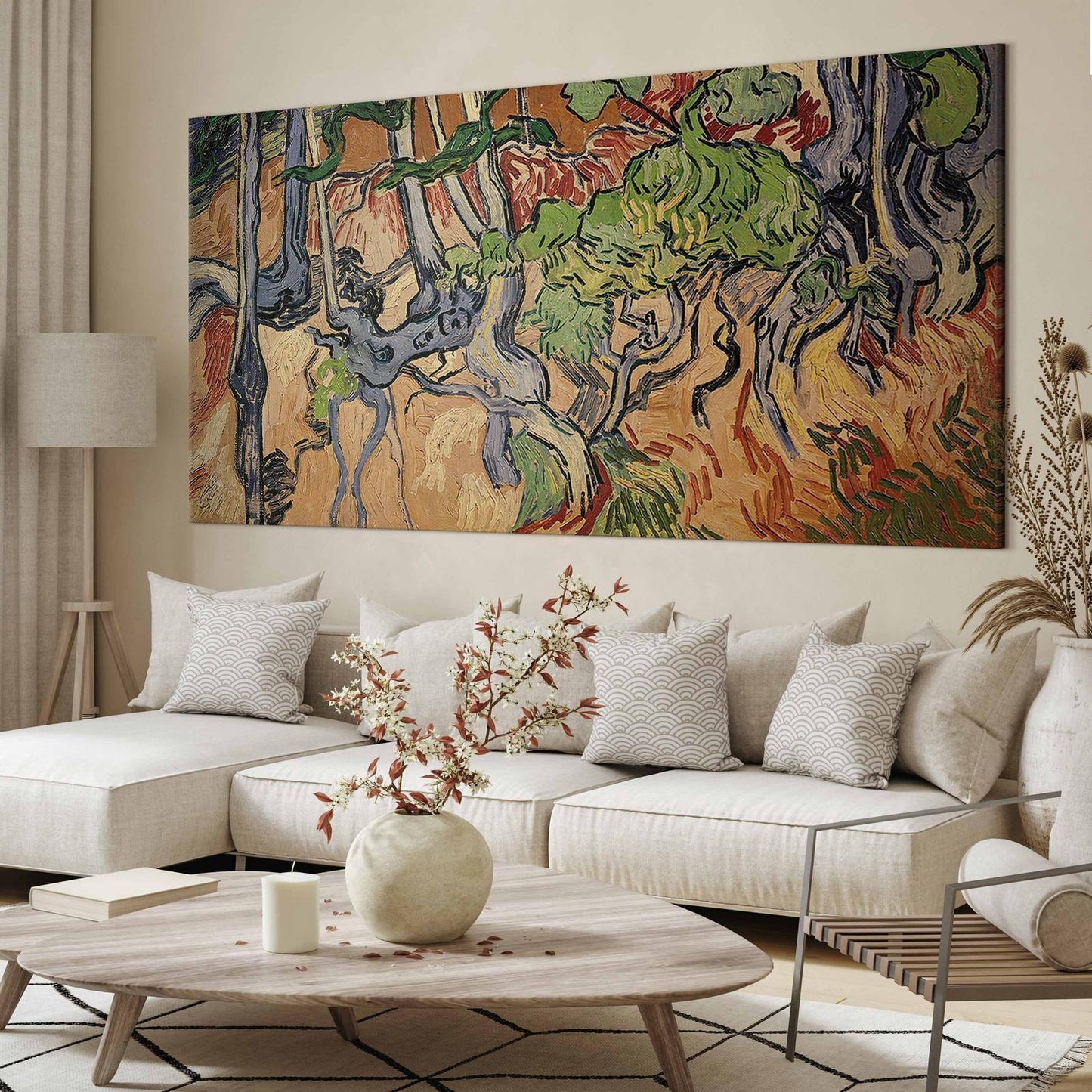 Wandbild XXL - Vincent van Gogh – Tree Roots