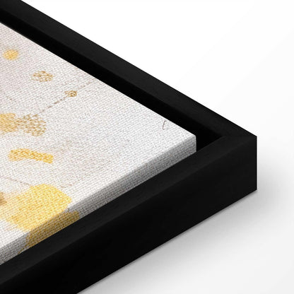 Leinwandbild - Herons and cherry blossoms - oriental-style illustration depicting birds