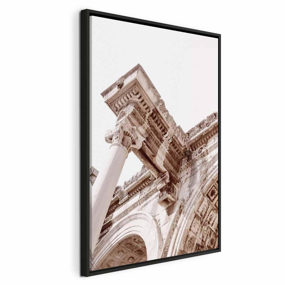 Leinwandbild - Temple of Hadrian (1 Part) Vertical