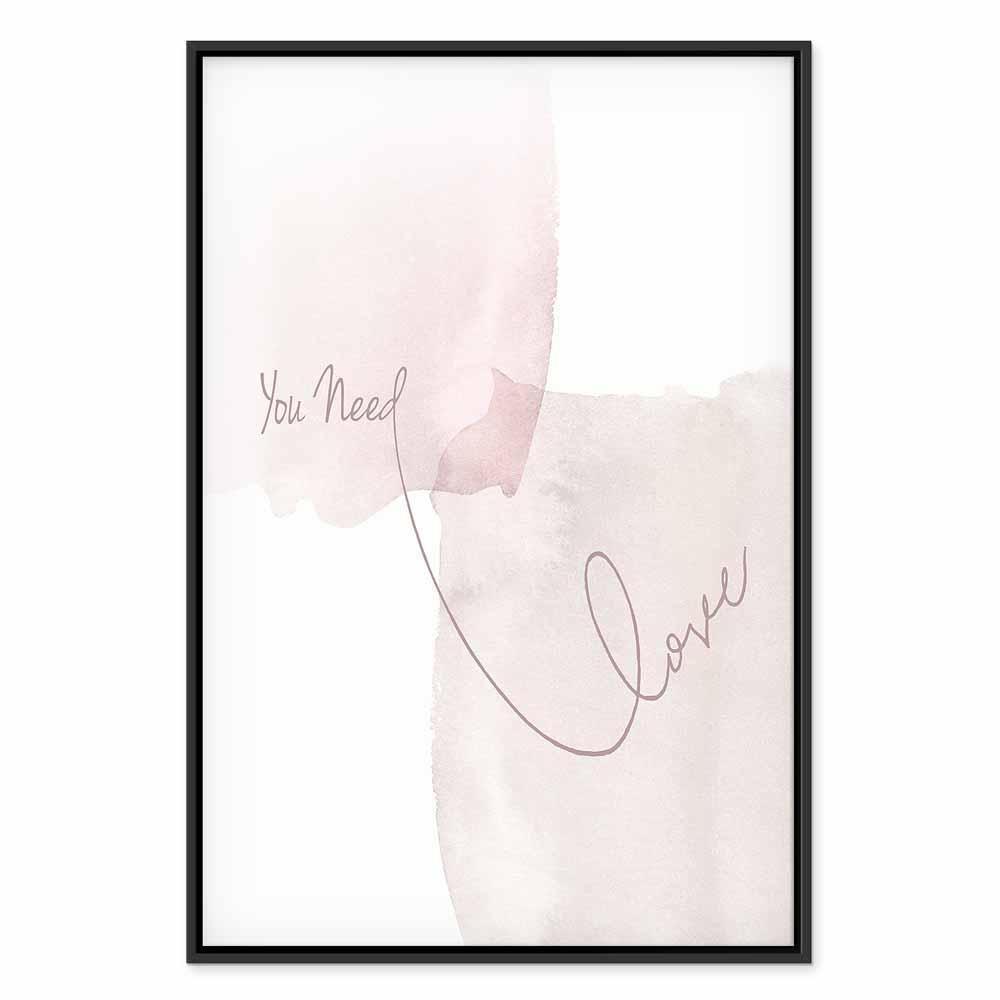 Leinwandbild - You Need Love (1 Part) Vertical