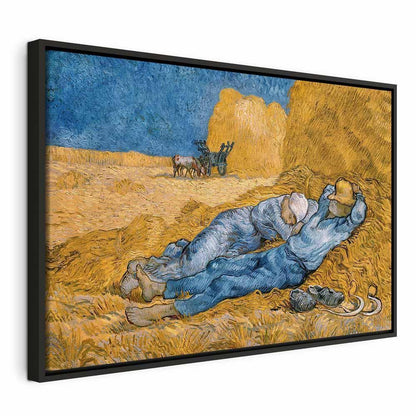 Leinwandbild Mittagsruhe Vincent van Gogh – Ländliche Idylle