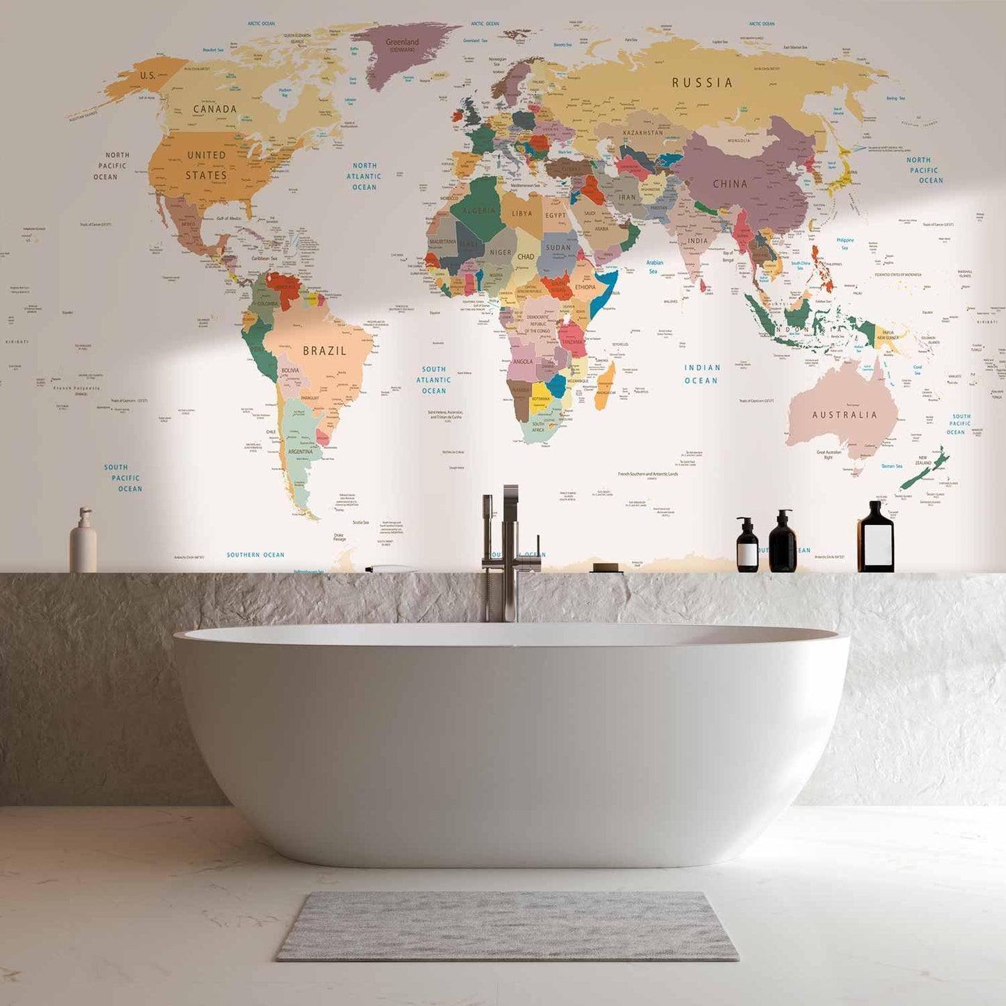 Fototapete - World Map