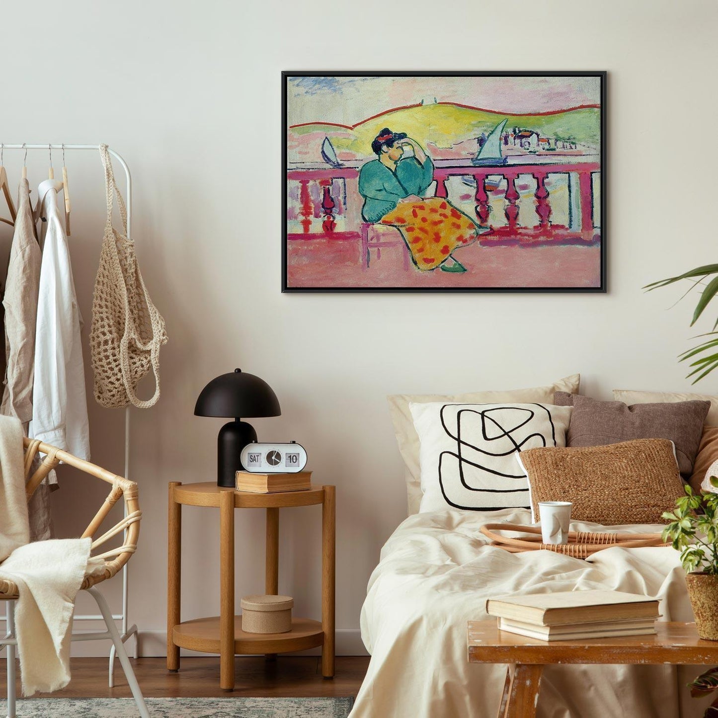 Leinwandbild - Henri Matisse – Woman on the Terrace