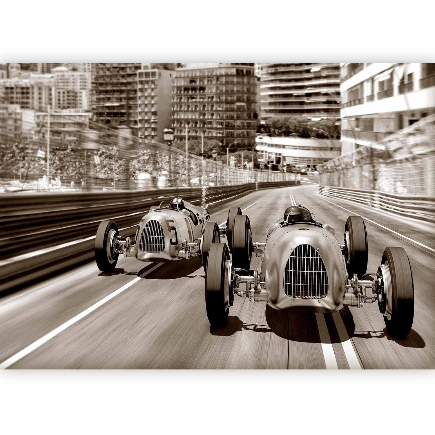 Fototapete - Retro Formula 1 Artgeist